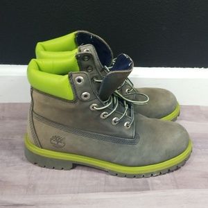 lime green timberlands